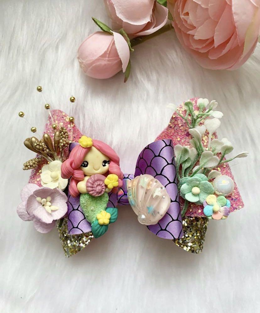 Mermaid Hair Bow (Category: Babies & Kids Fashion) located in Quezon City. Submitted by the_pinklemon (Listing ID 1139035728, Image 1). Description: .