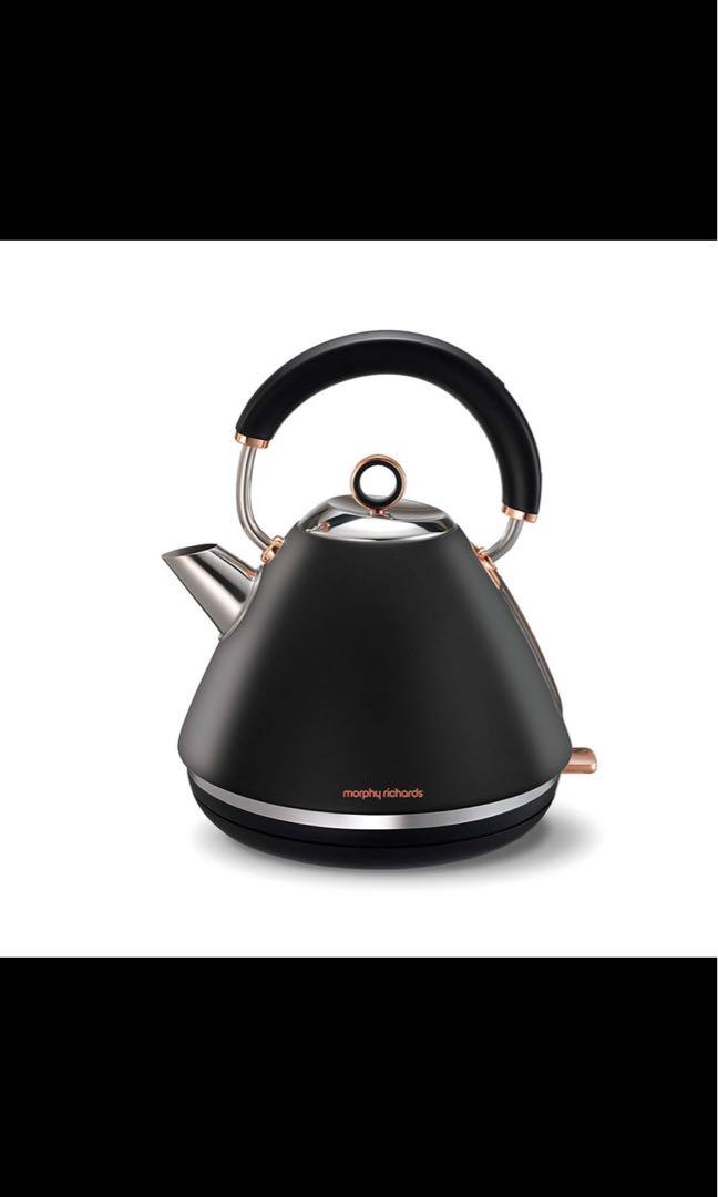 Morphy Richards Kettle Accents Rose Gold Midnight Blue TV Home