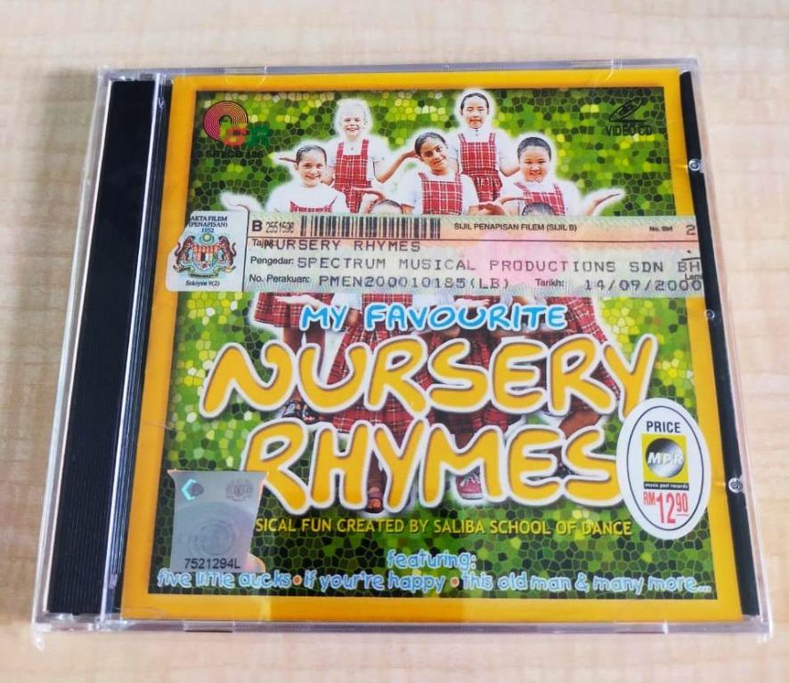 My Favourite Nursery Rhymes VCD, Hobbies & Toys, Music & Media, CDs