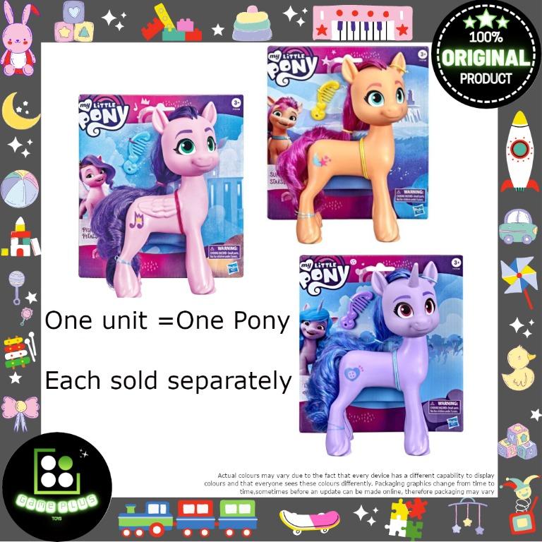 My Little Pony: A New Generation Mega Movie Friends Princess Petals -  8-Inch Pink Pony Figure with Comb, Toy for Kids Ages 3 and Up : :  Toys