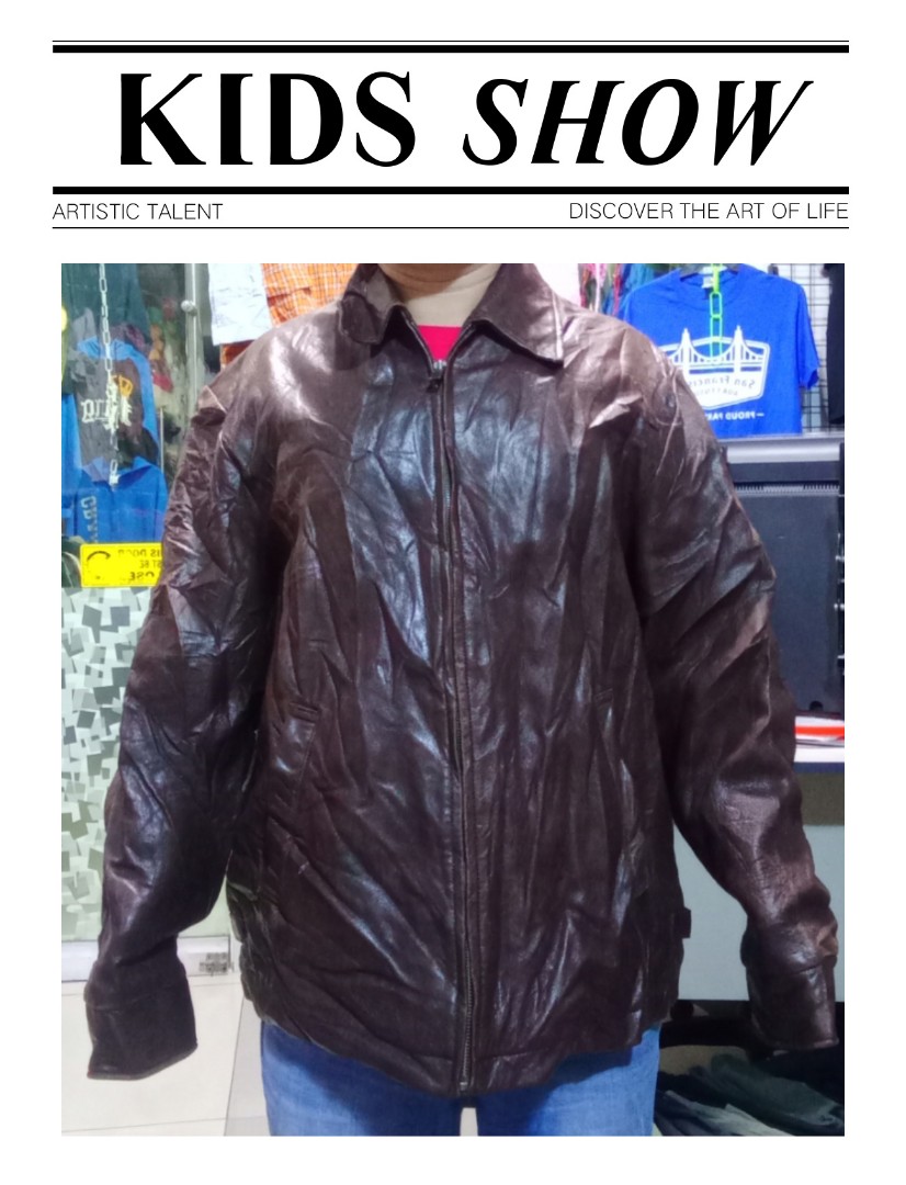 nautica leather jacket