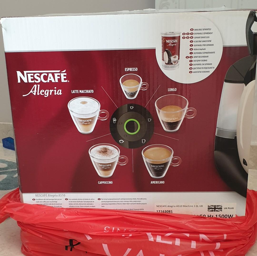 Nescafe Alegria Coffee Machine, TV & Home Appliances, Kitchen