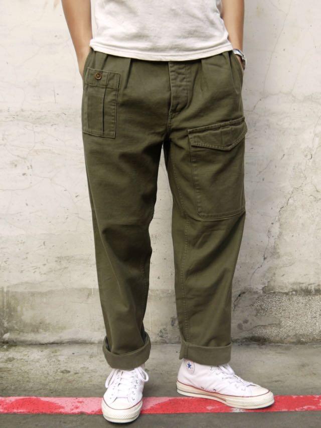 Nigel Cabourn British Army Pant, 男裝, 褲＆半截裙, Chino褲- Carousell