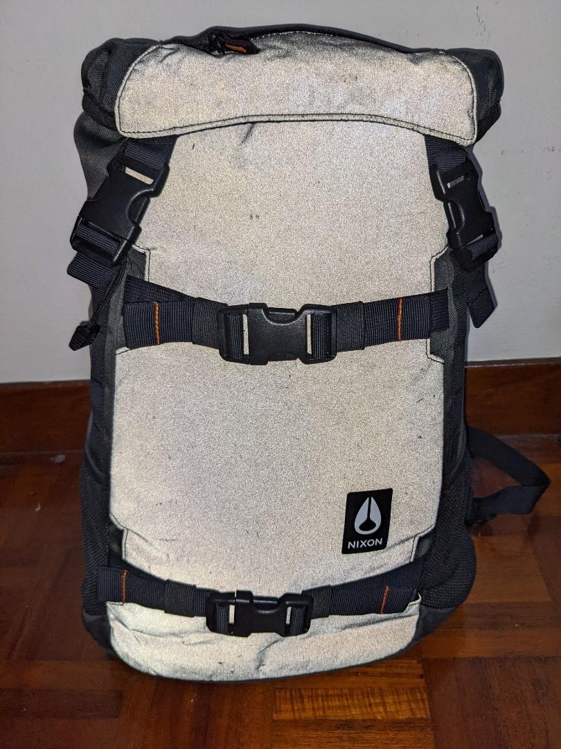Nixon small Landlock gunmetal backpack Men s Fashion Bags