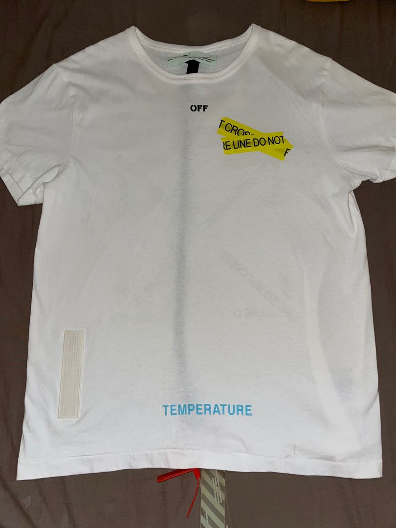Do not cross off white t shirt top