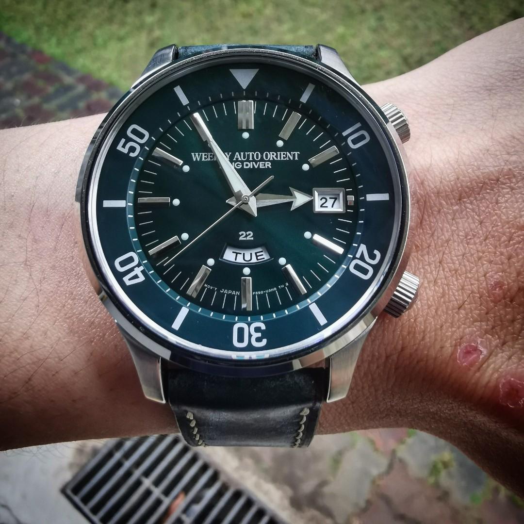 Orient king diver discount green