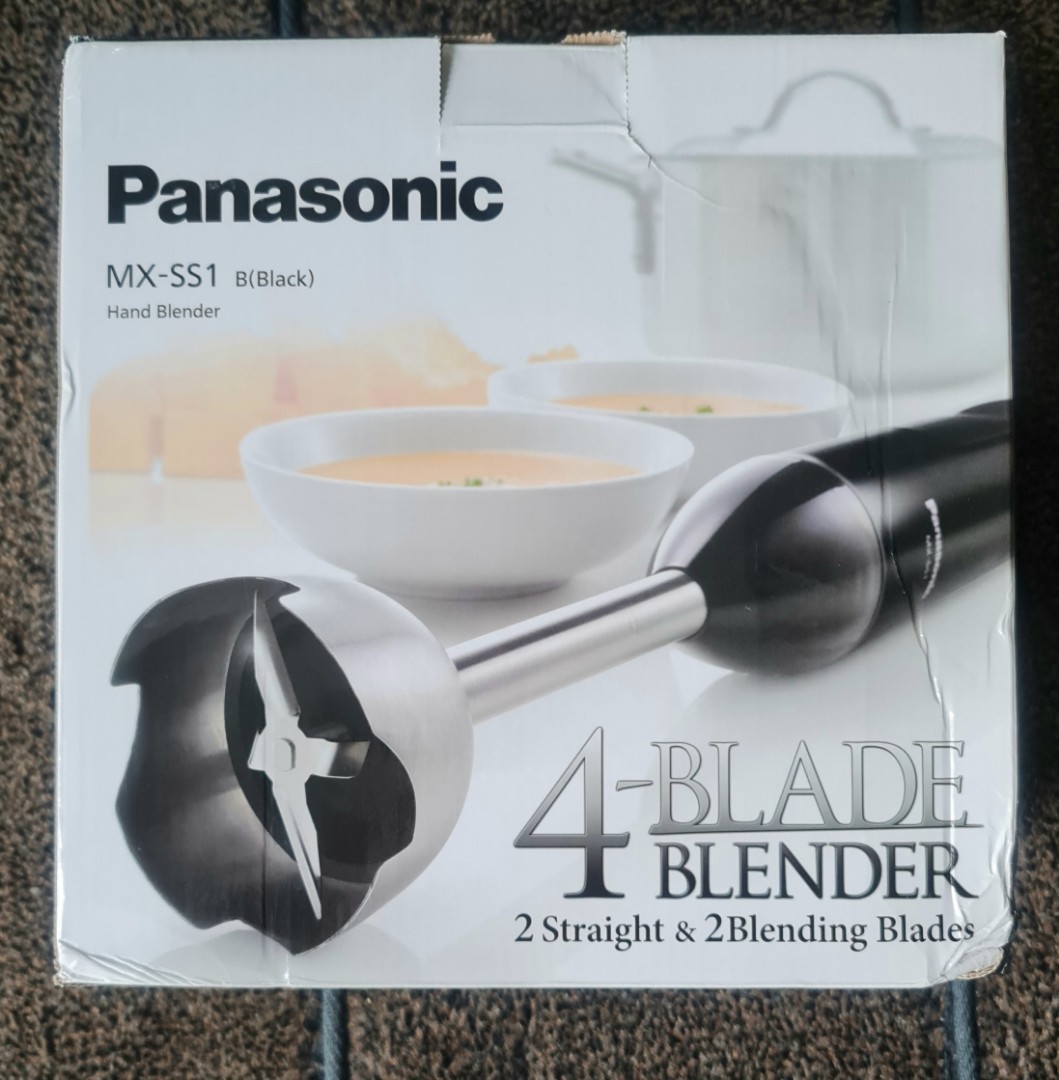 Panasonic MXSS1 4Blade Blender (Black), TV & Home Appliances, Kitchen