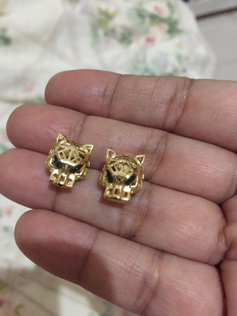 Panther store stud earrings