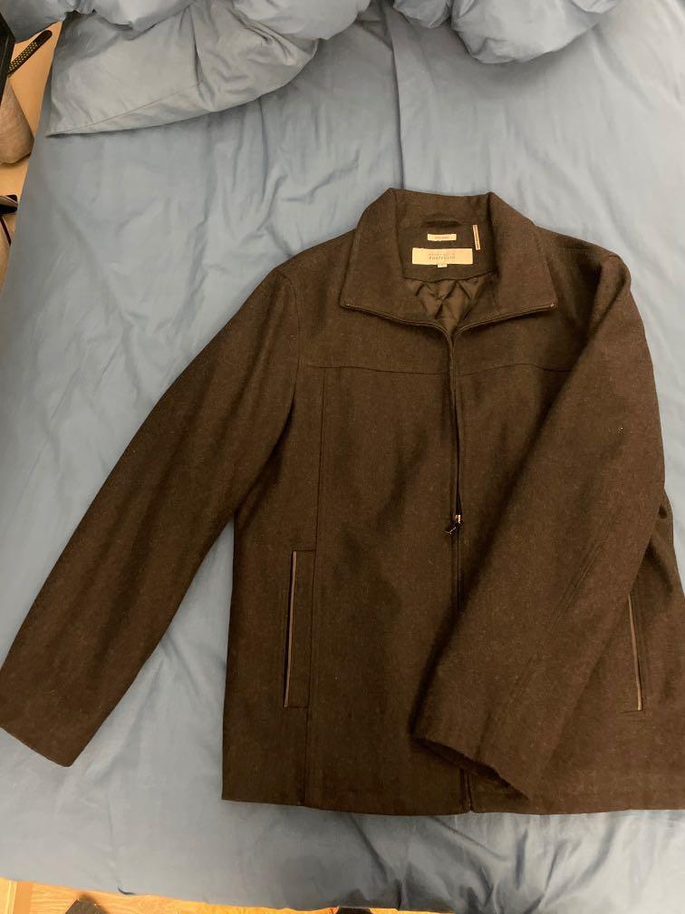 Perry ellis portfolio wool blend jacket sale