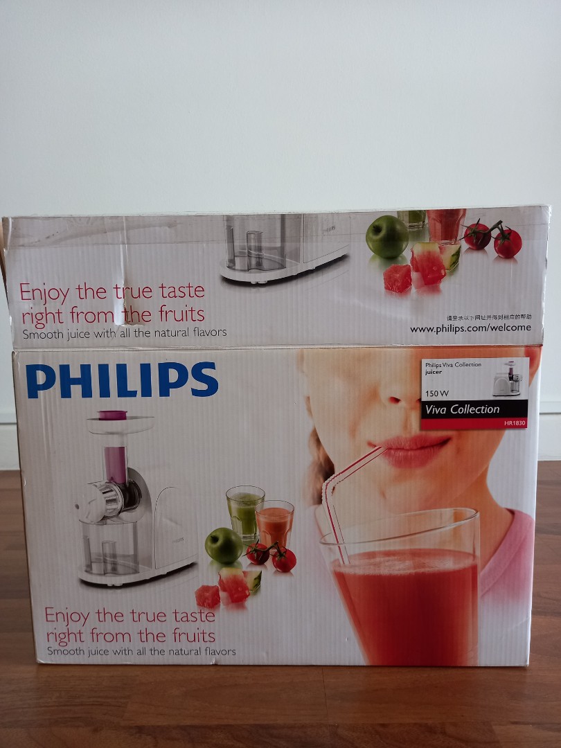 Philips Slow Juicer HR1830 Viva Collection, TV & Home Appliances