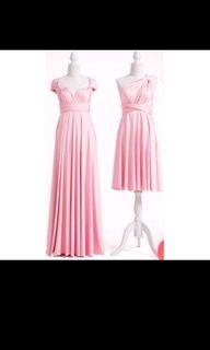 Pink Infinity Dress ( long )