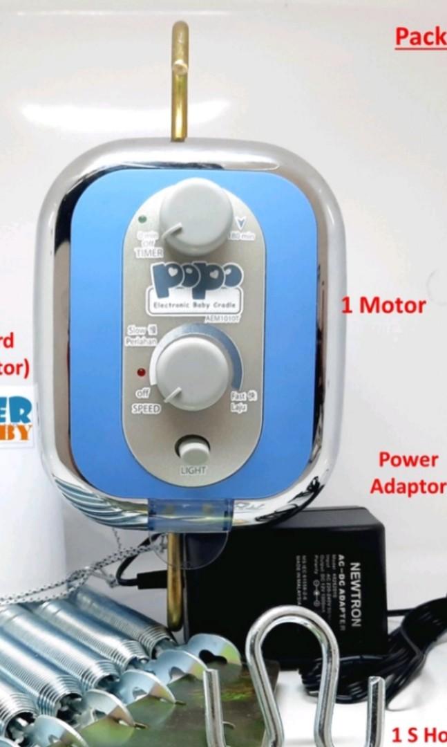 POPO baby cradle motor with timer motor buaian motor Babies