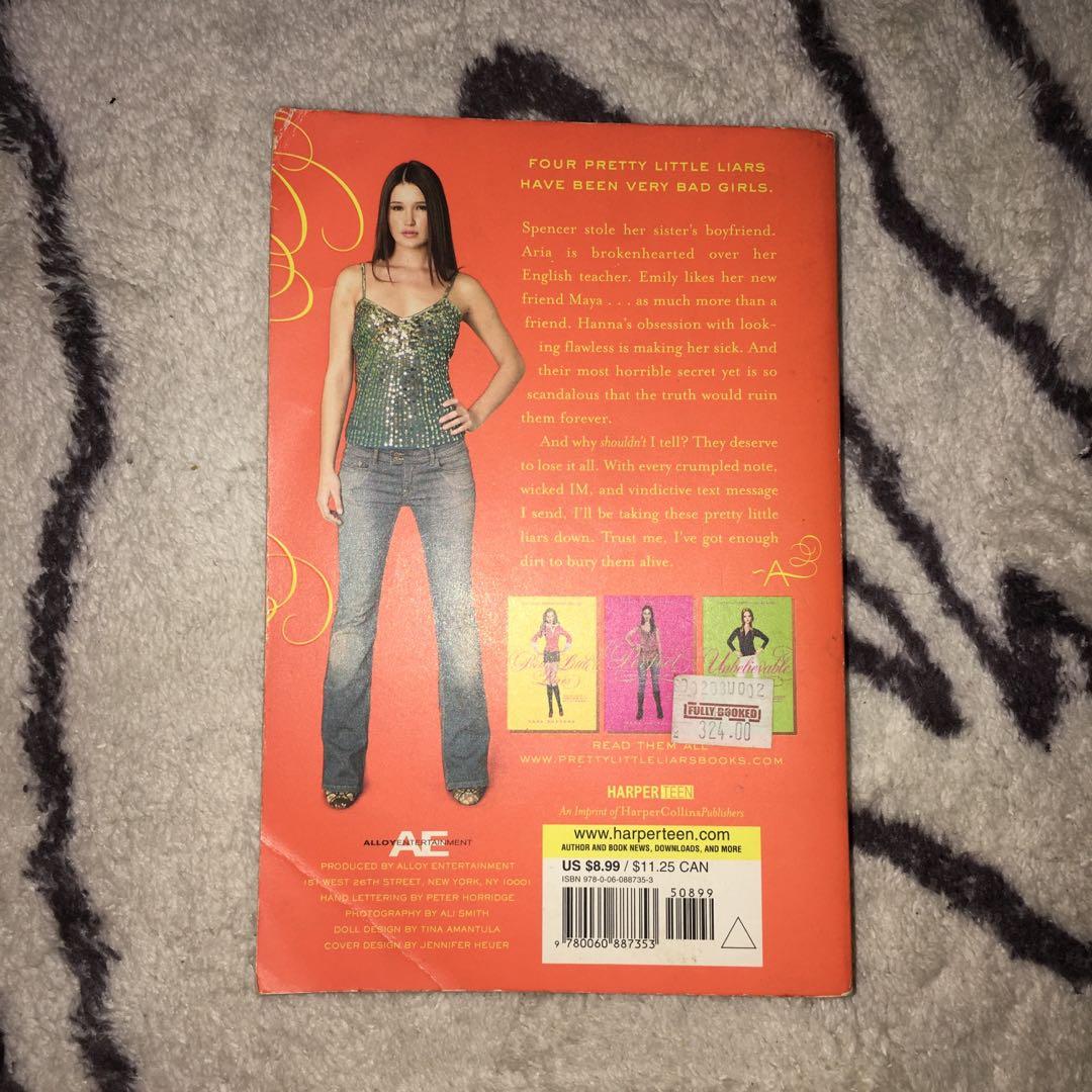 Pretty Little Liars #2: Flawless by: Sara Shepard (Category: Storybooks) located in Calamba. Submitted by messymaria (Listing ID 1139151691, Image 2). Description: - good condition - tanned pages Price: Php 100 + SF.