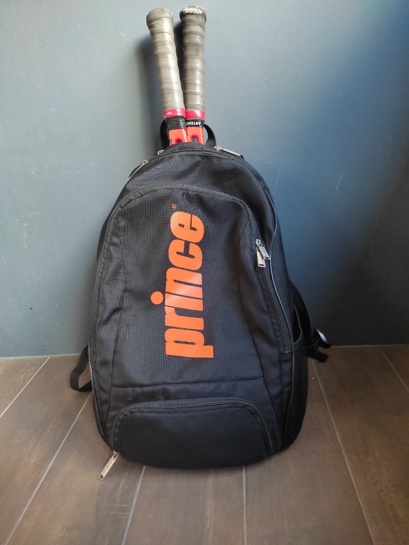 Prince tennis racket backpack bag, Sports Equipment, Sports & Games ...