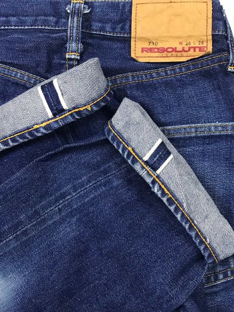 Resolute 710 Selvedge Jeans Denim Vintage, Men's Fashion, Bottoms