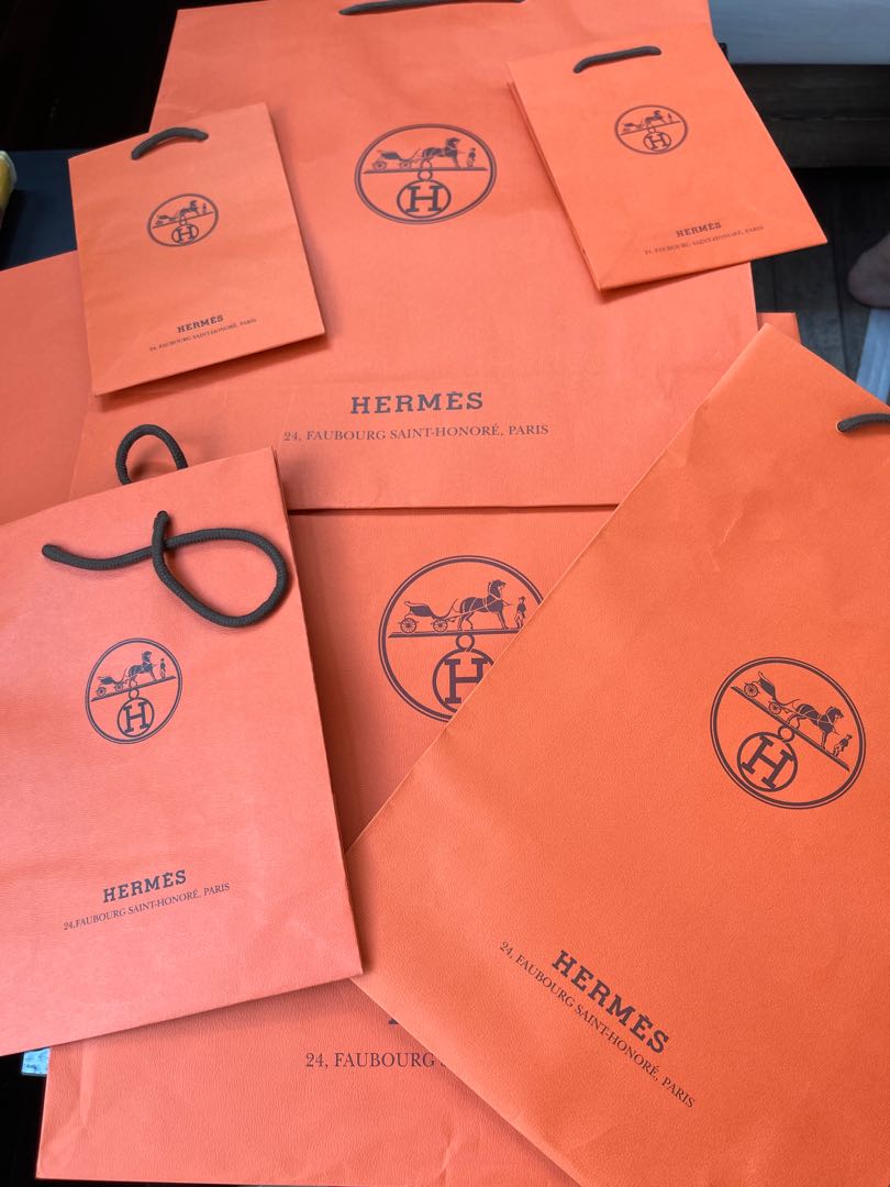 SALE ! Genuine Hermes Paper Bags from , Women's Fashion, Bags & Wallets