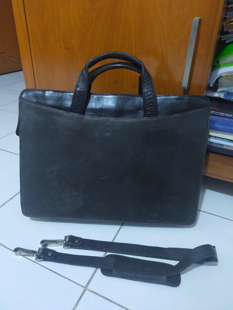 Samsonite tas kerja/tas laptop kulit 