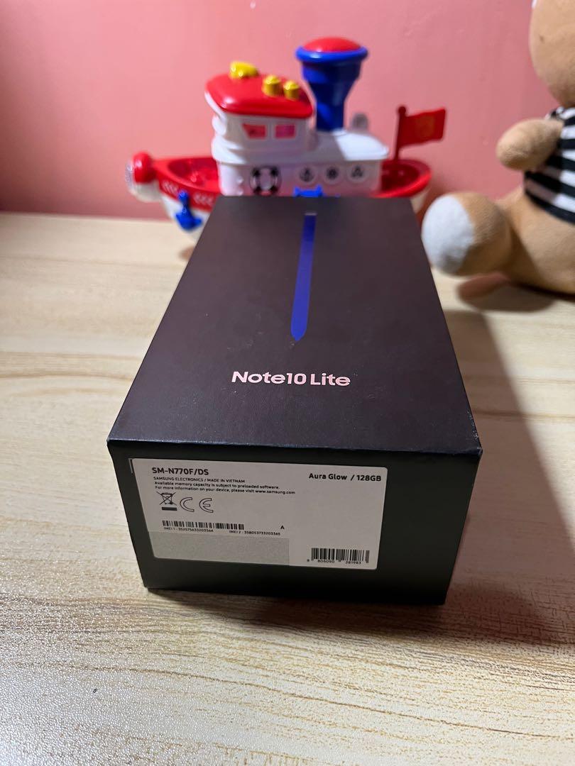 Samsung Galaxy Note 10 Lite with box and accessories (Category: Samsung) located in Quezon City. Submitted by aizza.1 (Listing ID 1138991430, Image 3). Description: ☑️Price negotiable ☑️Used for 10 months ☑️With original box ☑️With original accessories - earphones, charger, extra stylus tips, pin for sim/memory card slot ☑️With quick start guide and warranty card ☑️Shipping fee to be shouldered by the buyer.