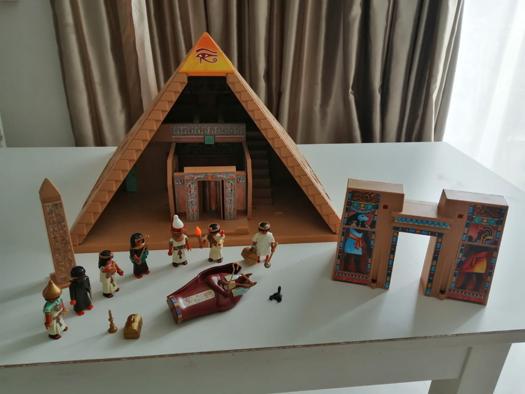 Set of Playmobil Egypt Pyramid, Hobbies & Toys, Toys & Games on Carousell