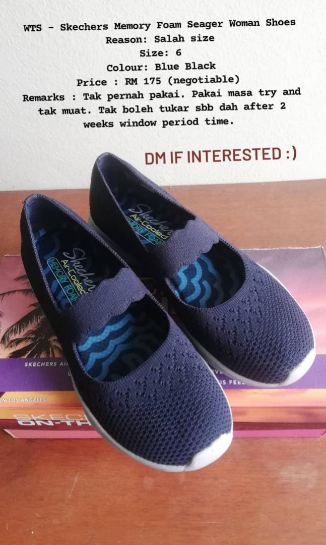 Skechers Memory Foam Seager Woman Shoes Women s Fashion Footwear