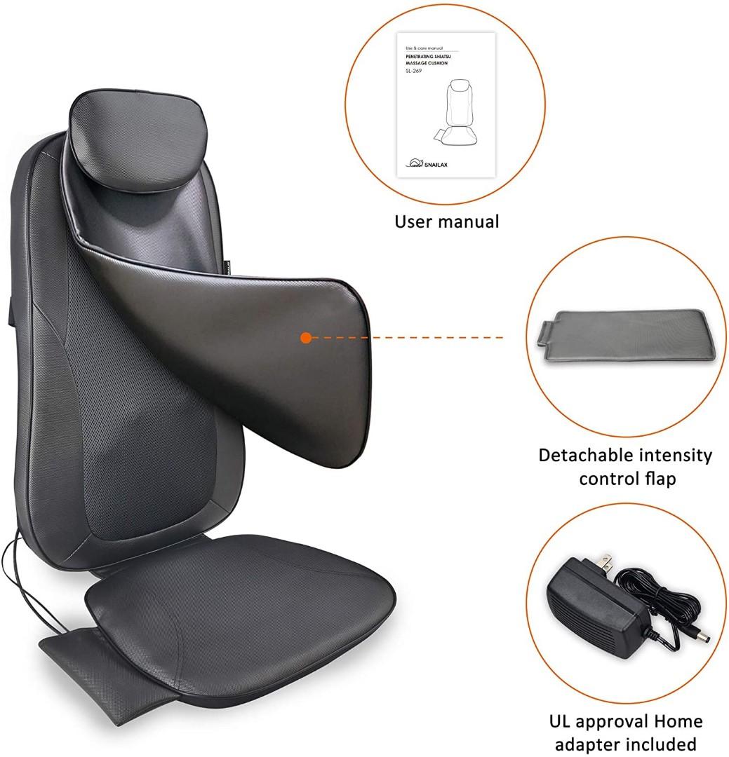 Snailax full body deals massage chair pad