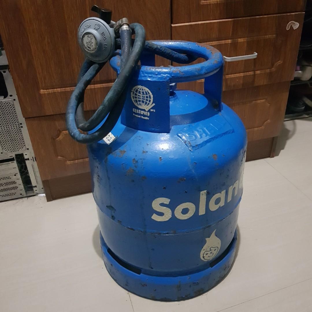 Solane LPG Gas Tank & Regulator, TV & Home Appliances, Kitchen