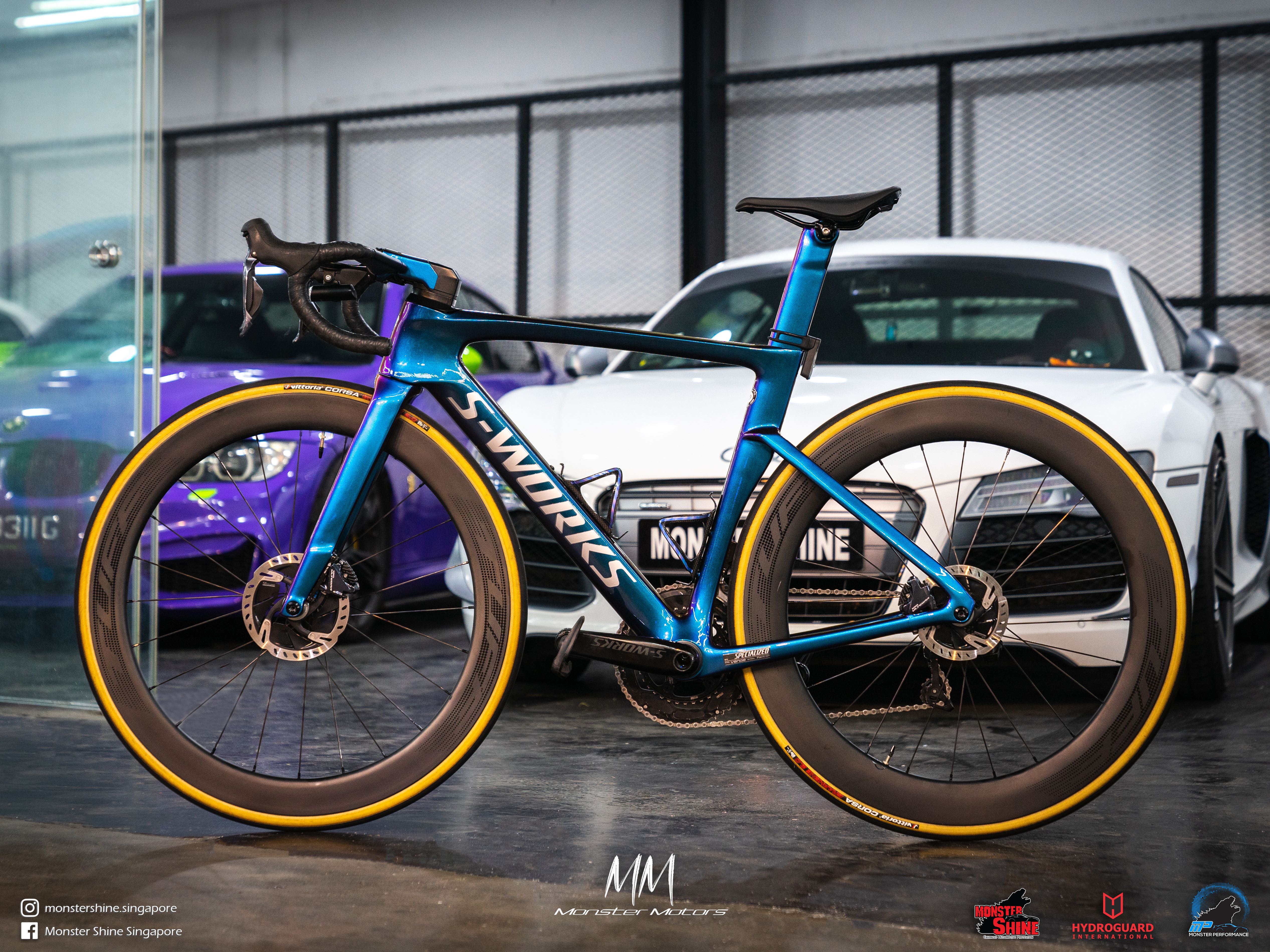 Spray Paint Bike Frame Super Chameleon Aikka Colour Sports