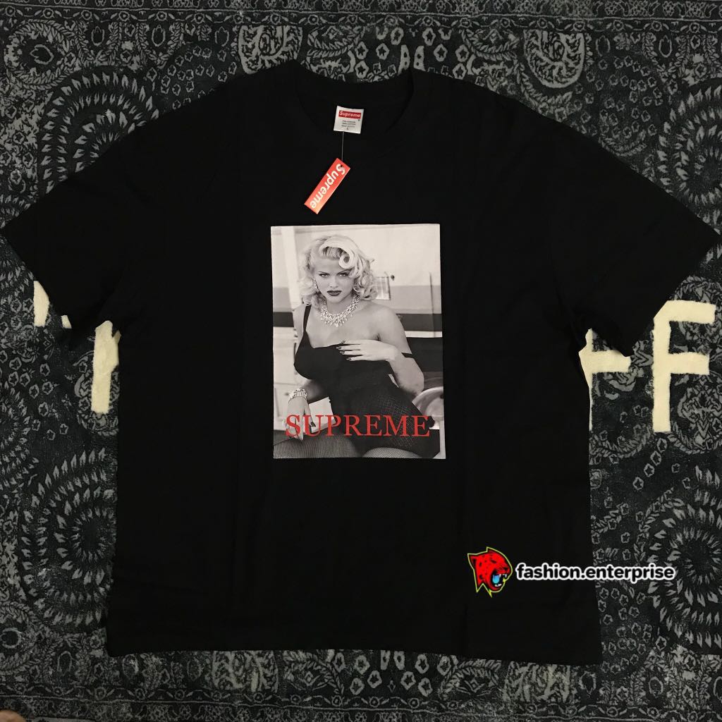 【今季特売】シュプリーム　Anna Nicole Smith Tee Tシャツ/カットソー(半袖/袖なし)