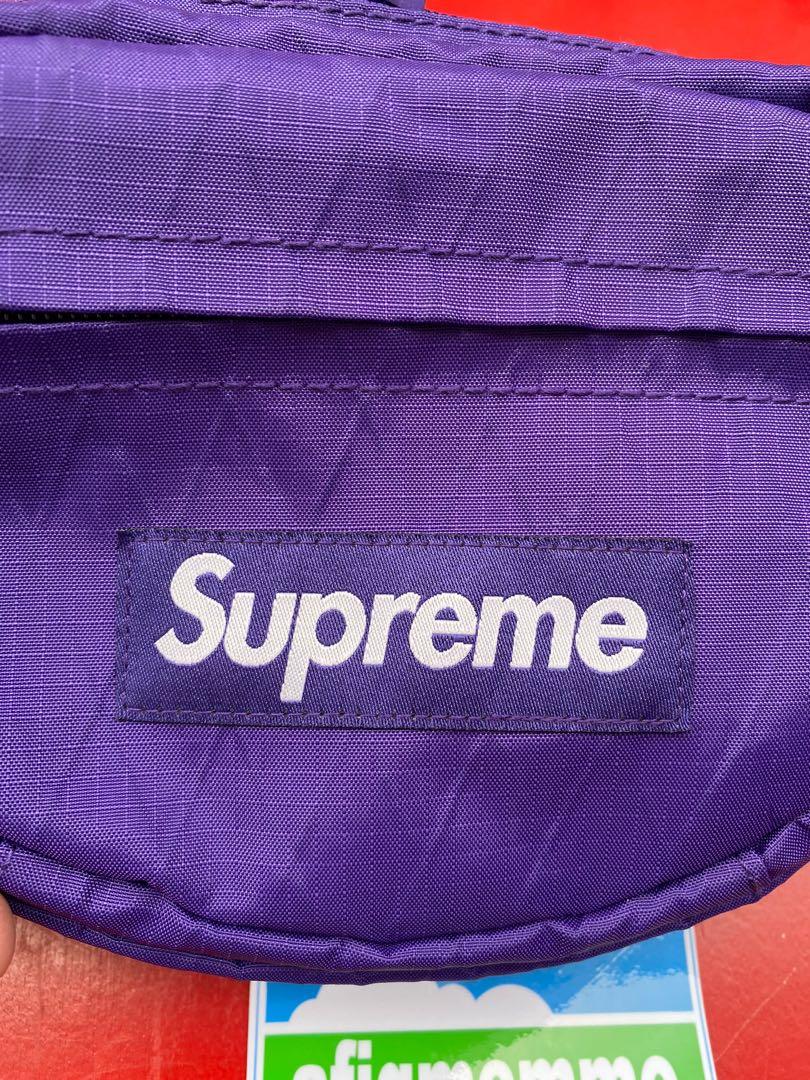 Supreme purple deals waist bag