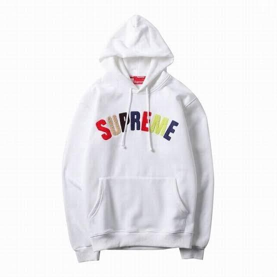 Supreme colorful hotsell hoodie
