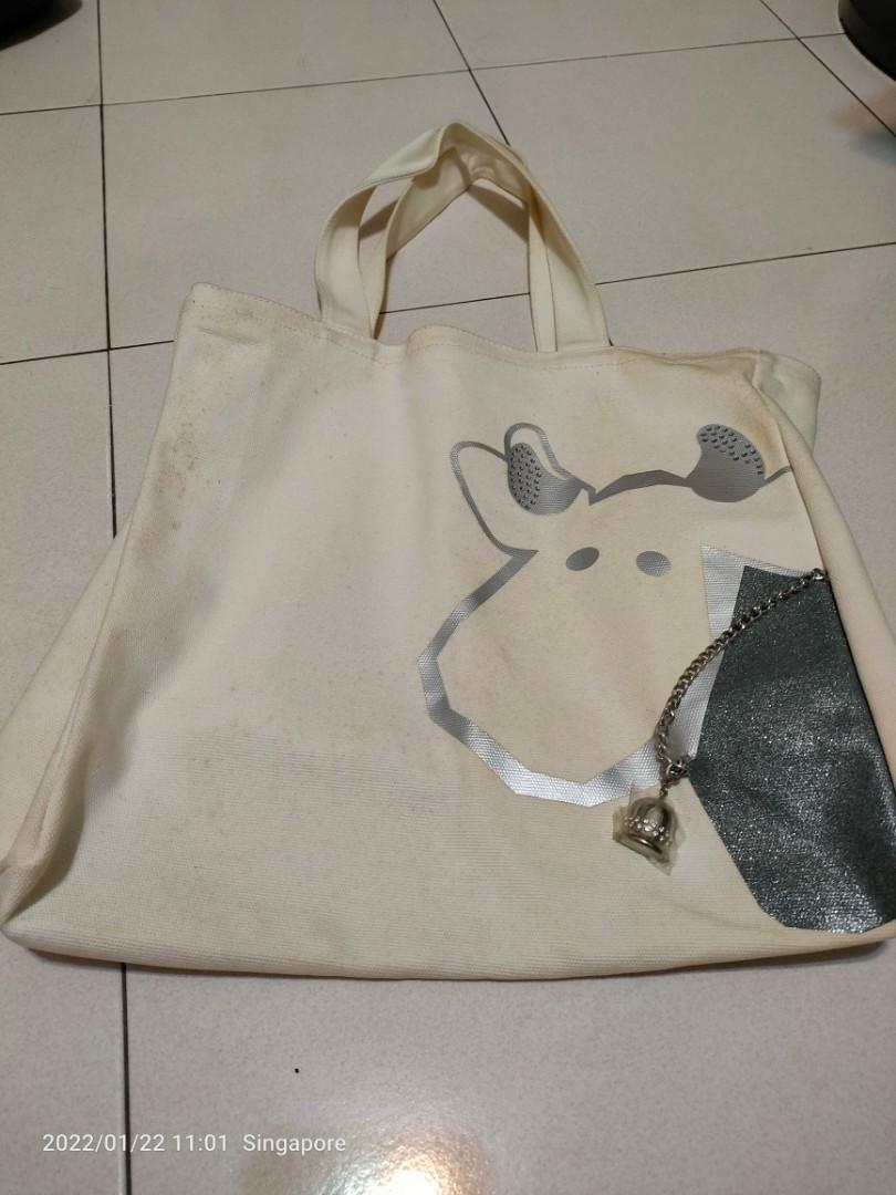 Swarovski canvas tote bag hotsell