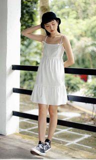 SWB Faith Tiered Dress (White)