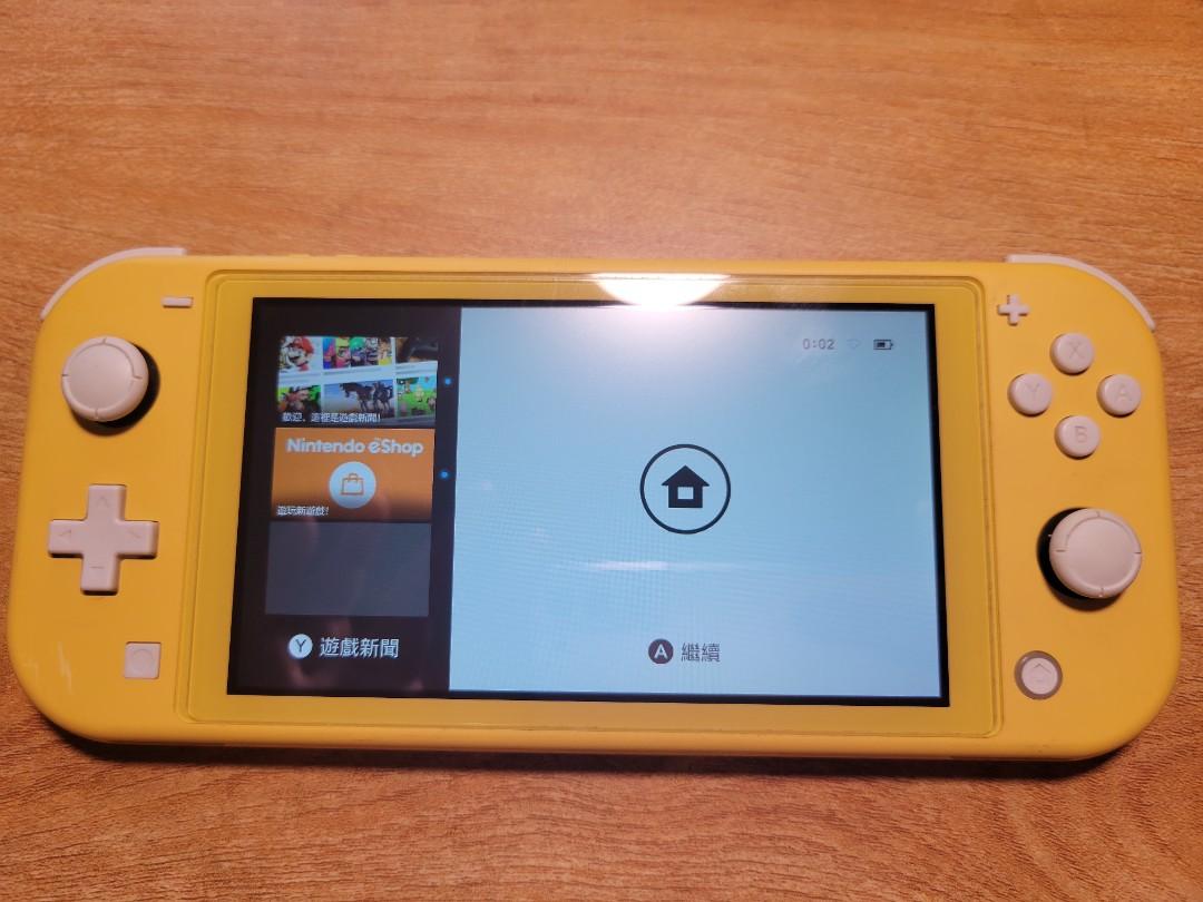 Switch lite 機身小花無盒有充電器, 電子遊戲, 電子遊戲機, Nintendo