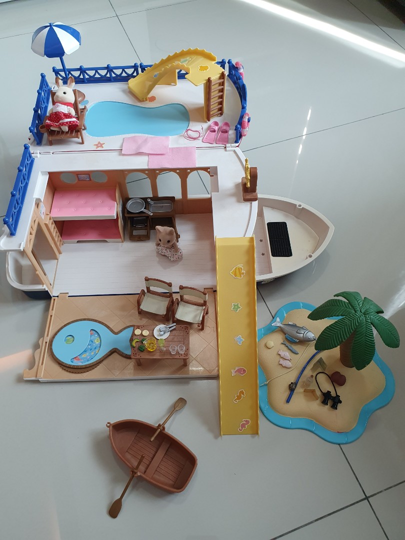 Seaside cruiser sale houseboat sylvanian families