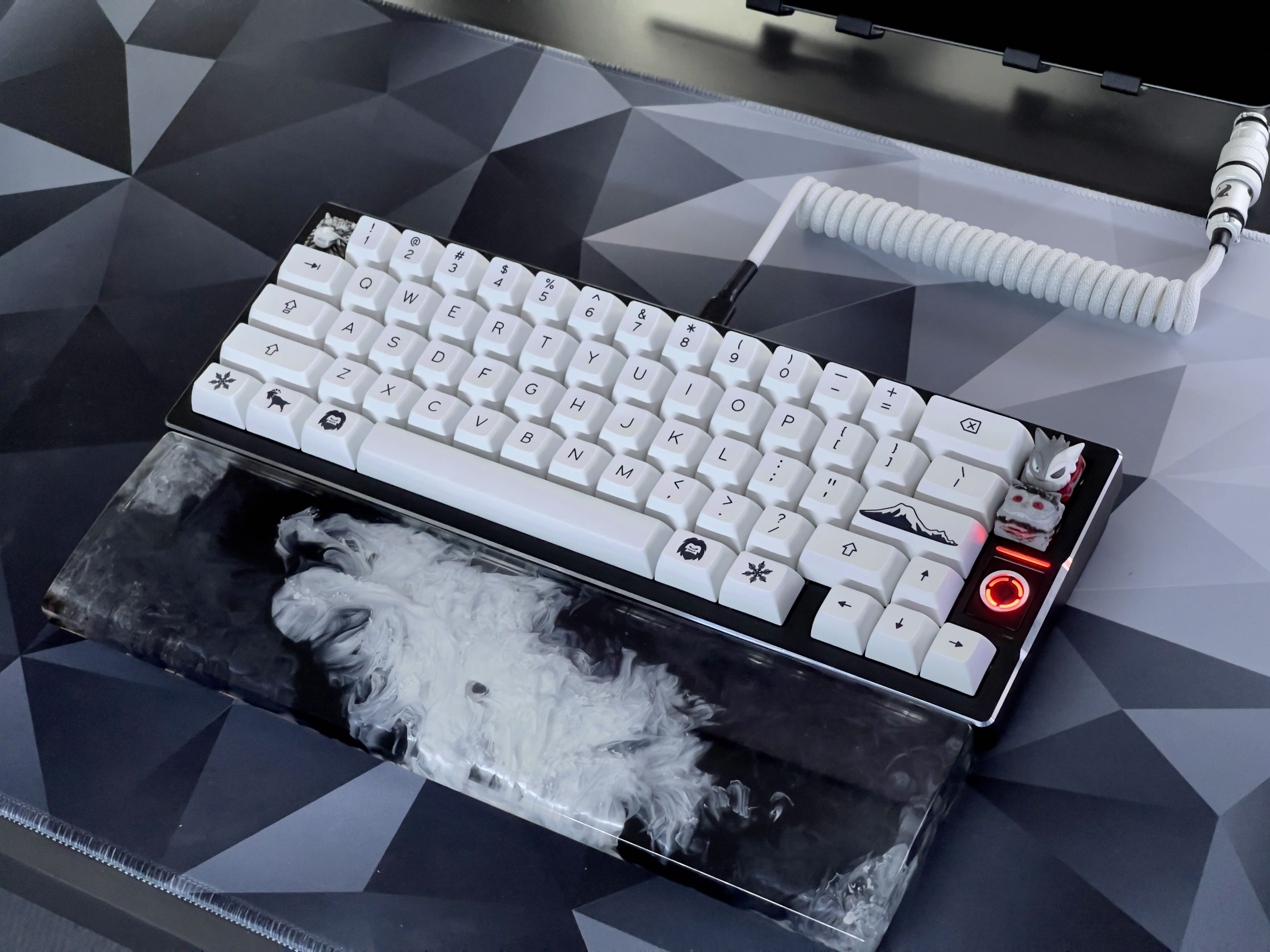 Clavier Mécanique RiftKeys SIX5 Édition Limitée 1/50 - Or, Format 65%, USB-C