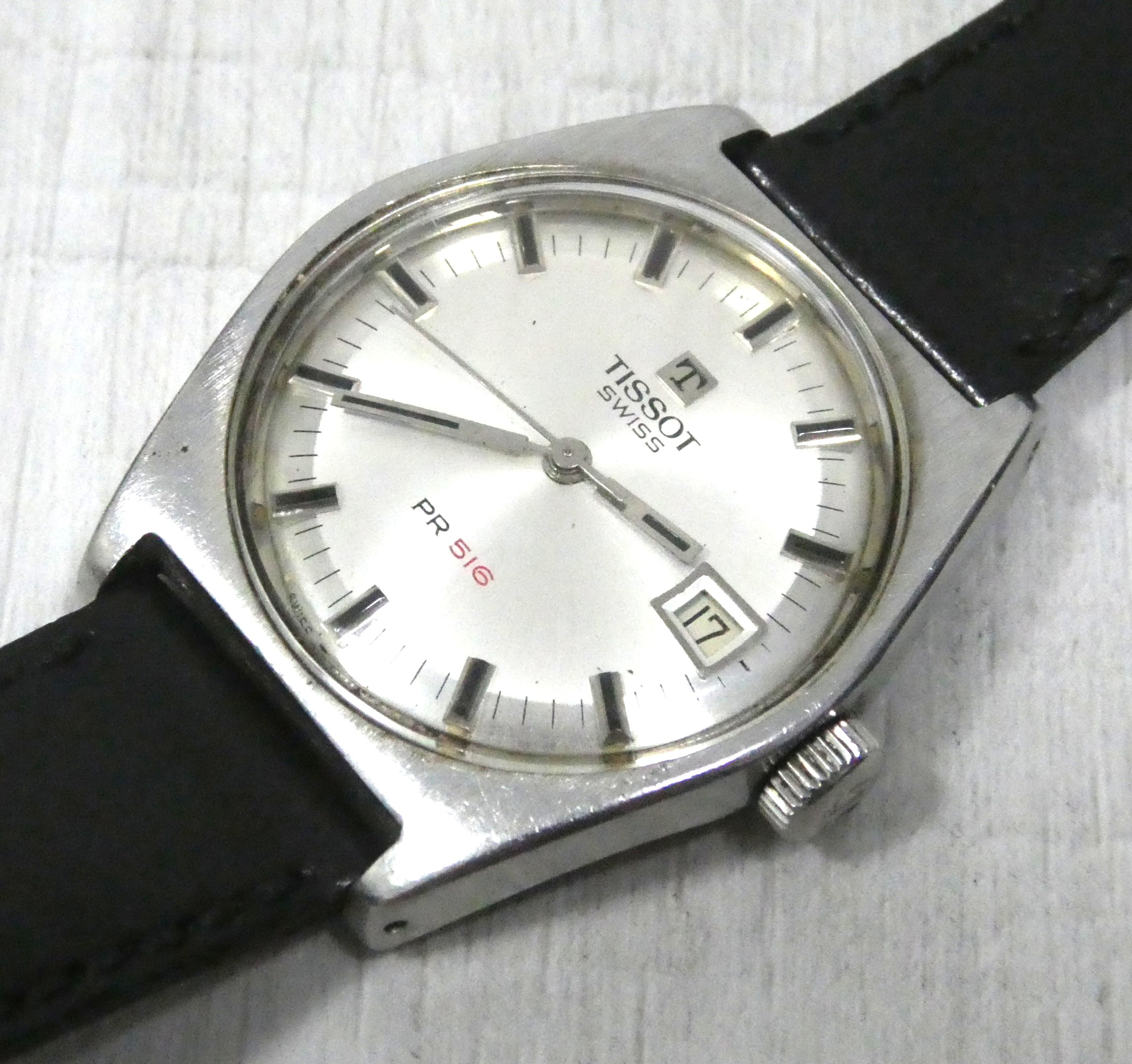 Tissot PR 516 Swiss Made Vintage Mechanical Manual Winding