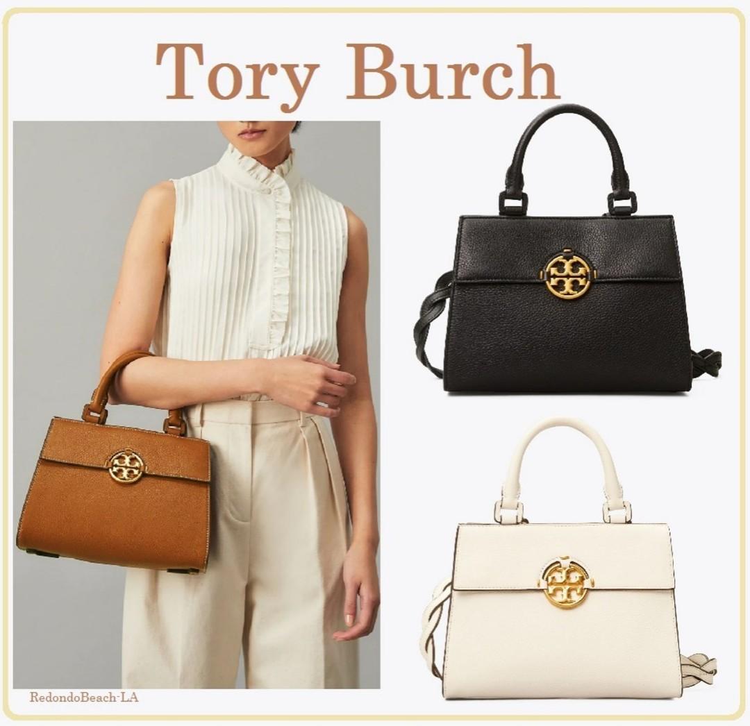 Tory Burch Miller top handle satchel, Women's Fashion, Bags & Wallets,  Purses & Pouches on Carousell