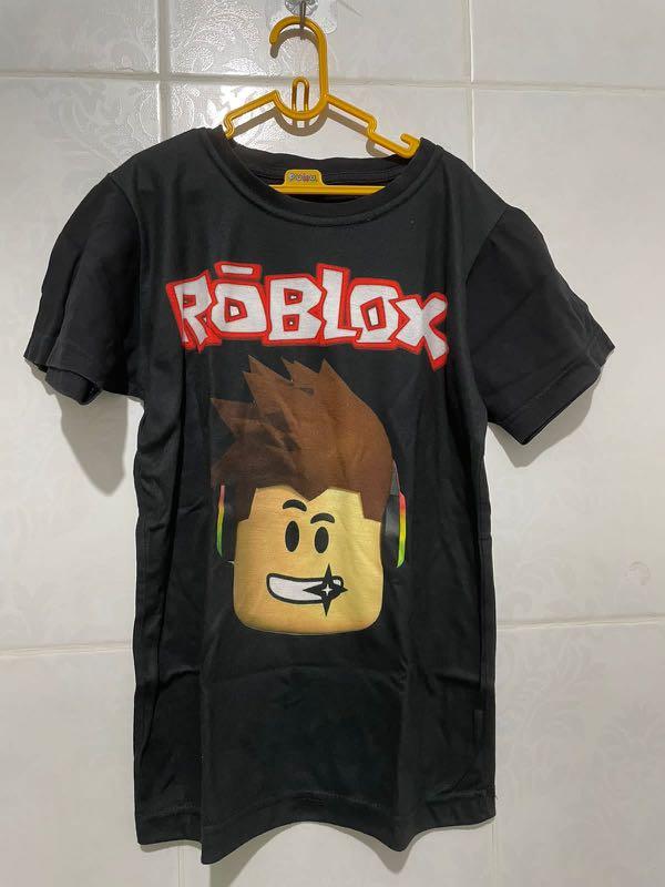 Tshirt Roblox hitam size L, Bayi \u0026 Anak 