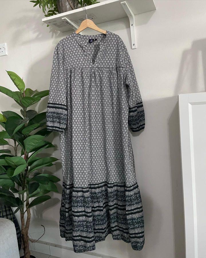 Anna sui cheap silver maxi dress
