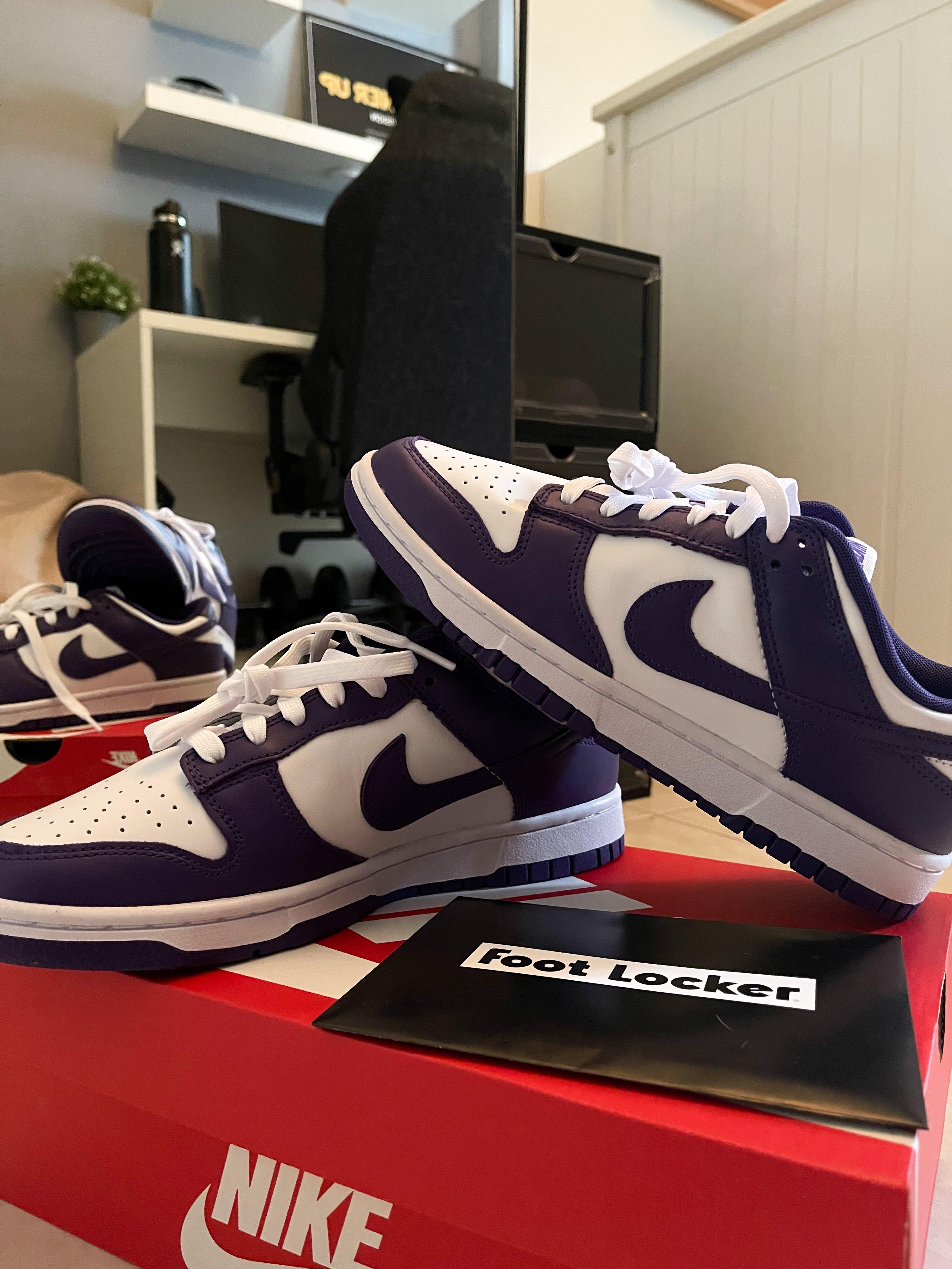 US 8 Nike Dunk Low Court Purple Men s Fashion Footwear