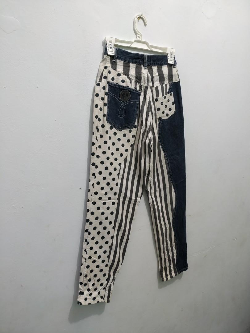 Vintage moschino hight waist patchwork 