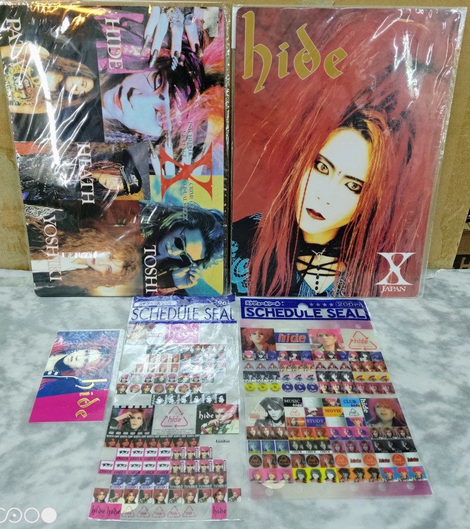 X-JAPAN HIDE 精品大集合絶版商品入手困難希小品日本版！！(MK/YMT站/信和地面/本店交收/順豐到付/自備膠袋/可郵寄海外)本商品狀況良好但絕不完美敬請注意,  興趣及遊戲, 收藏品及紀念品, 日本明星-