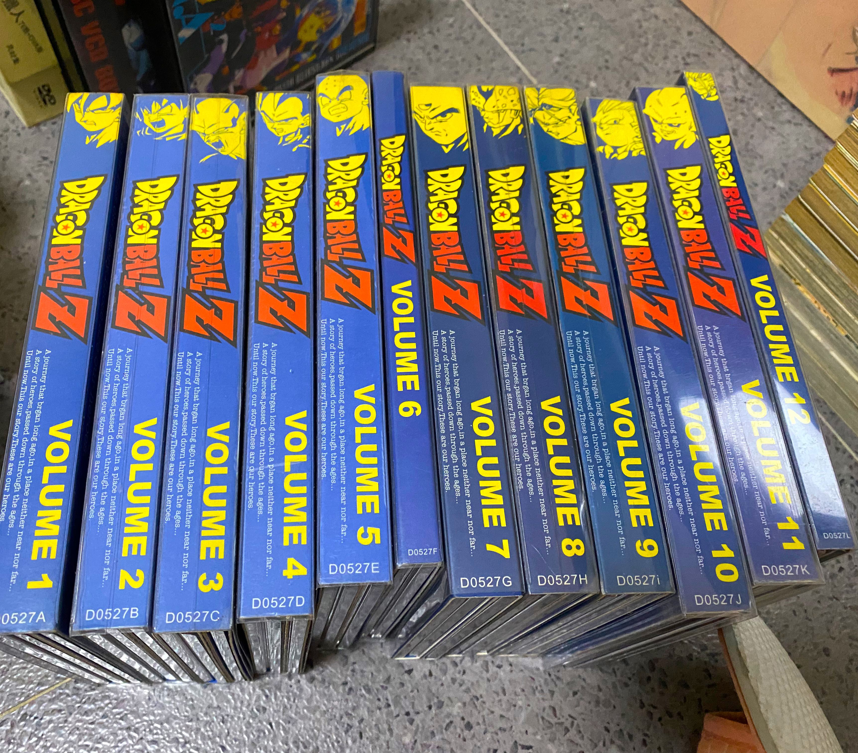 龍珠Z Dragon Ball Z DVD 全套（Volume 1-12), 興趣及遊戲, 音樂 