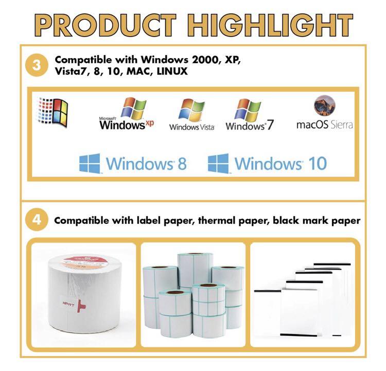 1000 PAGES Z Fold Thermal Paper for Thermal Printer | A6 Size ...