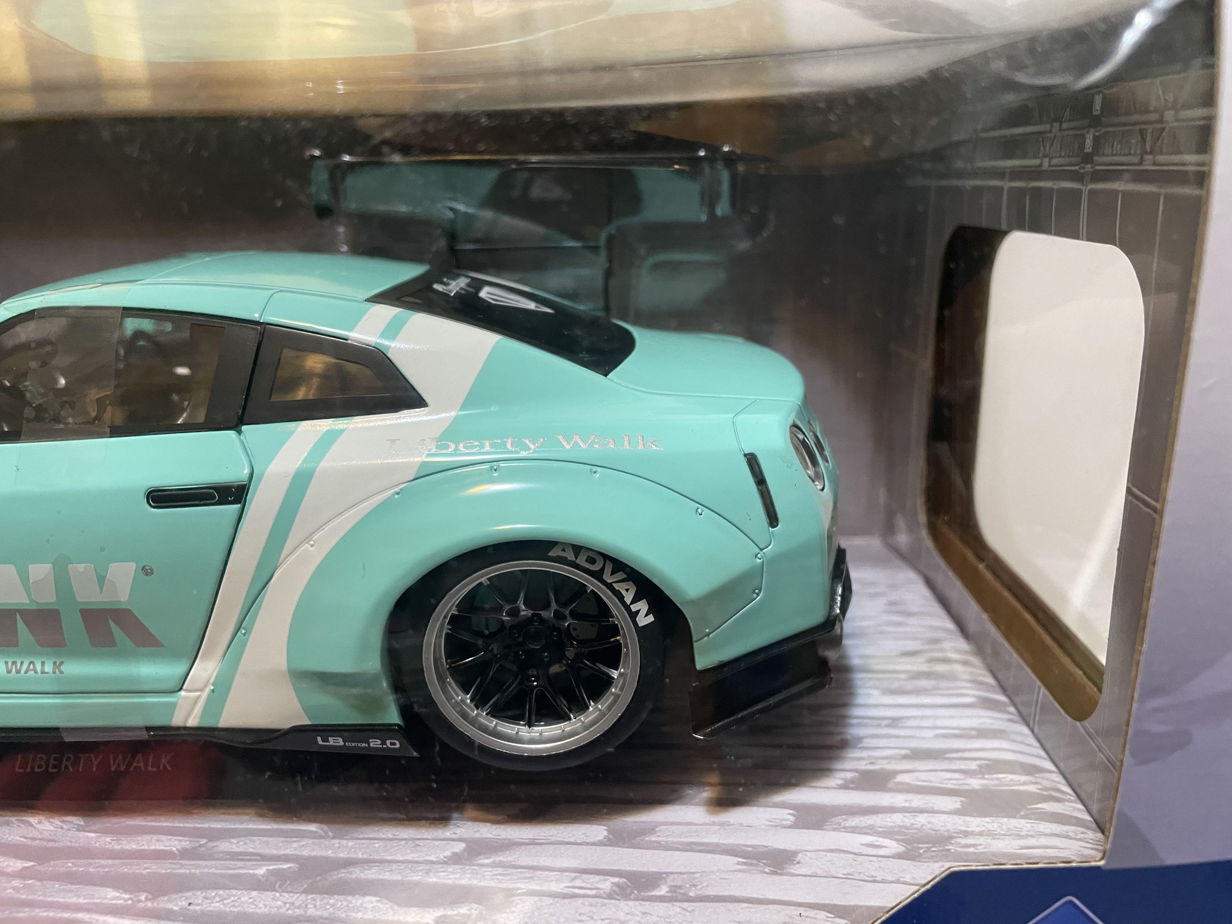 1 18 Solido Gtr Lb Works Nissan Nismo Gt R R35 Mini Gt Lbwk Type 2 Green Metallic Diecast Gtr Model Car 興趣及遊戲 玩具 遊戲類 Carousell