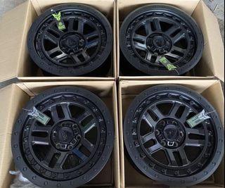 18” Beast 9603 Matte Black mags 6Holes pcd 139 Bnew