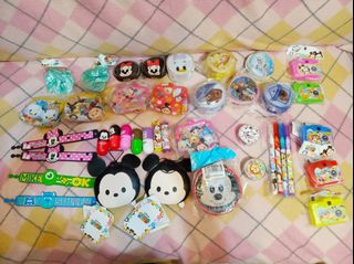 (全圖$350)共37件 Disney 迪士尼米奇老鼠唐老鴨公主 tsum tsum Mickey mouse Donald duck 散紙包原子筆水筆髮飾玩具鏡仔手帶膠紙64205751780866110
