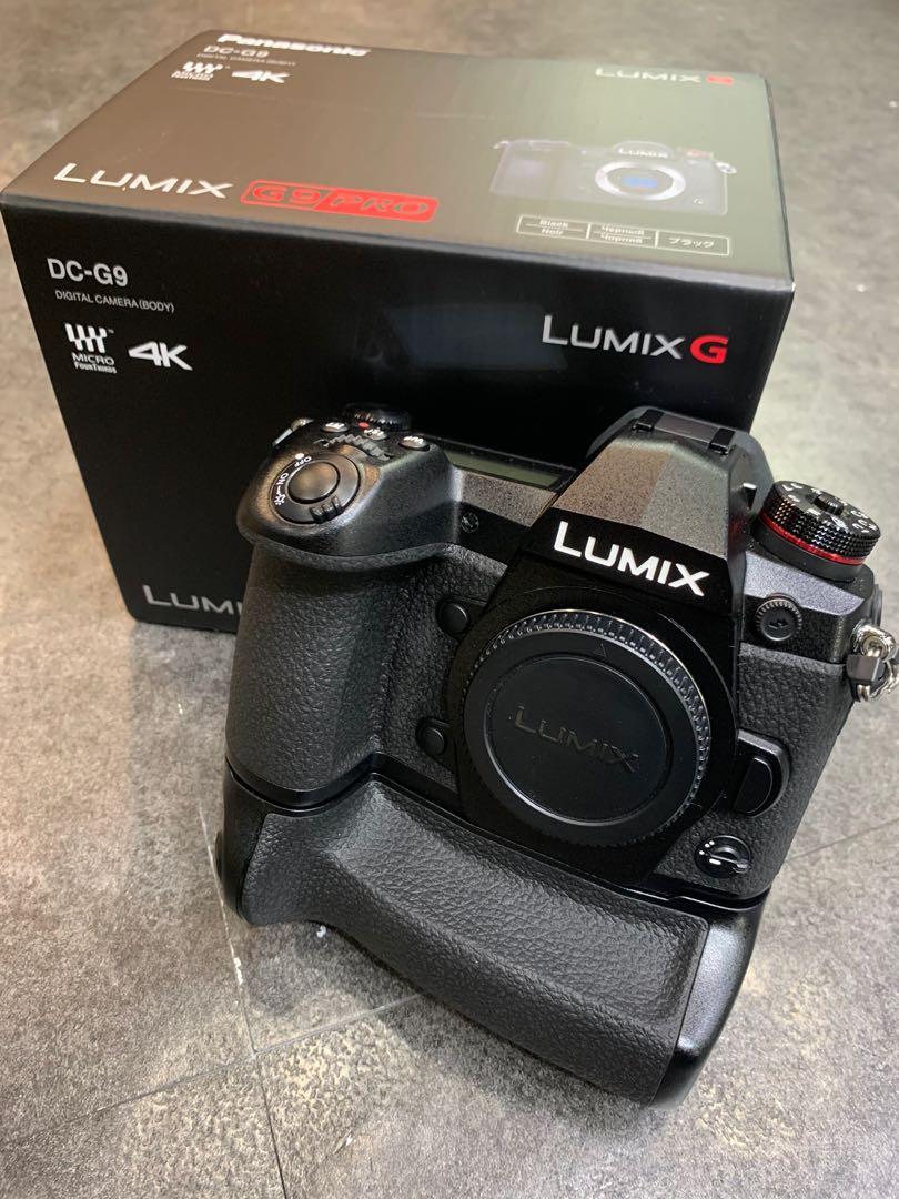 99% Panasonic G9 / G9 Pro + hand grip BGG9, 攝影器材, 相機- Carousell