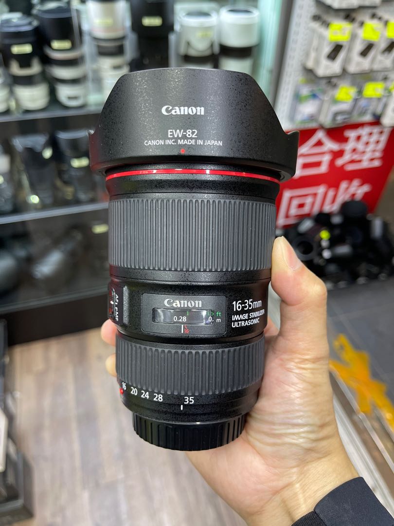 ほぼ未使用】【元箱アリ】Canon EF 16-35mm F4L is usm カメラ レンズ