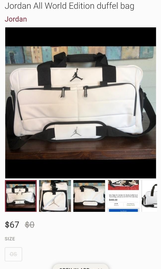 jordan all world edition duffle bag